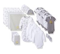 Spasilk Baby Essential Set da 23 pezzi per neonati e bambini da 0 a 6 mesi, colore grigio celeste