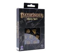 Q-Workshop Set di dadi Pathfinder Azlant oro e nero (7 pezzi) SPAT31