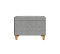 Spatial Order Decorazione per la casa, collezione Dinah, ottomana moderna con contenitore per soggiorno e camera da letto (motivo a griglia verde salvia mini)