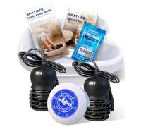 SPATOES Ionic Foot Detox Machine 3.0, Foot Spa at Home Detox, Ion Detox Foot Bath Cleanse Machine per rimuovere le tossine -2 matrici, 15 fodere usa e getta per pediluvio, sale marino disintossicante