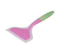 Spatola a silicone larga, frittata di frittate spatula di fritta di frittella spatola, pala per spatola di pesce bistecca di bistecca pentole antiaderenti (Testa pala viola)