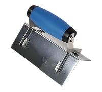 Spatola angolare da parete in acciaio inox, facile da usare, con impugnatura comoda, per fai da te e costruttori professionisti in PP con manico ergonomico