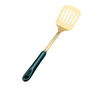 Spatola con manico in ceramica, cucchiaio da zuppa, set di utensili da cucina in acciaio inossidabile, scolapasta da cucina(Hollow spatula)