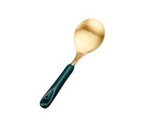 Spatola con manico in ceramica, cucchiaio da zuppa, set di utensili da cucina in acciaio inossidabile, scolapasta da cucina(Rice spoon)