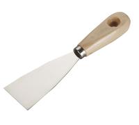 Spatola da cucina con manico in legno da 60 mm, ideale per cucinare, mescolare e servire cibi senza danneggiare le superfici.