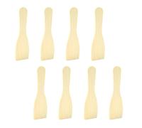 Spatola da cucina in legno, 8 pezzi, antibatterica, spatola per legno, 30 cm, resistente al calore e senza plastica, per cucinare e cuocere