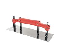 Spatola ergonomica curva per stucco con manico in ABS e pannello in acciaio ad alto tenore di carbonio, per riparazioni professionali di pareti fai da te