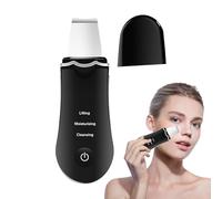 Spatola Facciale | Skin Scrubber Strumento a Ricarica | Massaggiatore Sollevamento Rimozione Macchie, Macchina Ultrasonica per Casa, Viaggi, Dorm