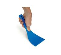 Spatola flessibile 12 cm in materiale antiurto colore azzurro