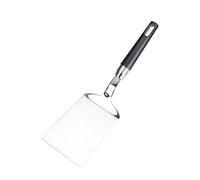 Spatola in acciaio inox in metallo - Spatola per hamburger - Raschietto per pancake flipper - ideale per barbecue e piastra piatta - di qualità commerciale.