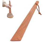 Spatola in legno resistente al calore, strumento di cottura antigraffio per frittelle, uova e pesce, utensile portatile da campeggio e cucina domestica