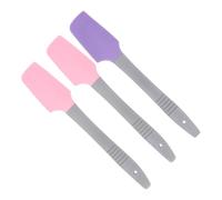 Spatola in Silicone per Ceretta, Set 3 Pezzi, Uso Salone | Manico Resistente al Calore, Compatibilità, per Applicazione Viso e Pulizia Veloce, Studenti Estetica