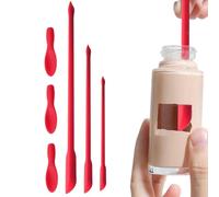 Spatola in Silicone - Raschietto in Riutilizzabile, Mini Accessorio per Crema cosmetica bifacciale, Strumento di Bellezza Sottile Flessibile, utensile da Cucina Durevole | per L'Ultimo po 'di