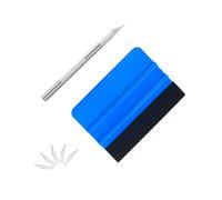 Spatola Kit Carta Da Parati, Rarouyi 7 Pezzi Stendi Pellicola Telefono Kit Wrapping Per Adesivi Pellicole Adesive Auto Vetri, Kit Avvolgimento In Vinile Con 1 Martinetto In Feltro, 1 Lama, 5 Lame