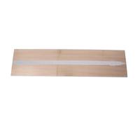 Spatola lisciante Marshalltown con manico curvo Durasoft, acciaio dorato, dimensioni: 406x127 mm