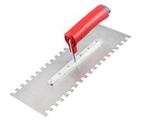 spatola, Maniglia ergonomica e confortevole in acciaio inossidabile di grado professionale for riempire gli spazi vuoti degli edifici con cemento o mastice(J)