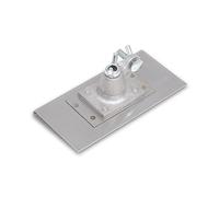Spatola Marshalltown con chiusura a chiave a tutto angolo, raggio 6 mm, labbro 10 mm, per pavimento e calcestruzzo, in acciaio inossidabile, dimensioni: 203x102 mm