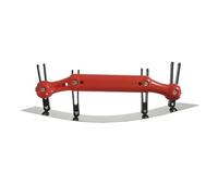 Spatola multifunzione per pittura, spatola per muratore, caratteristica regolabile design curvo per una finitura efficiente delle pareti