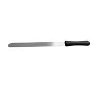 Spatola pasticcere professionale da cucina laboratori pasticceria cm 30 dritta per lisciare creme glasse burro la lavorazione di dolci impugnatura ergonomica Acciaio Inox Flessibile Made in Italy