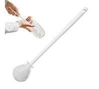 Spatola per Bottiglie | Spazzola Rotante 360° per Lavaggio Bicchieri da Vino | Scrubber con Manico Lungo per Pulizia Casa Cucina | Tazze Borracce Biberon Vetrerie
