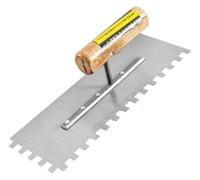 spatola per cemento, Manico ergonomico in acciaio inossidabile di qualità professionale for il riempimento fessure edili con cemento o stucco(F)