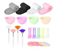 Spatola per Copri Viso Set di 37 Utensili in Silicone Riutilizzabili