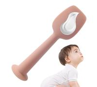 Spatola per crema bambino | Spatola per crema per bambini con base a ventosa - Applicatore di pasta morbida in silicone strumento per balsamo per la cura delle eruzioni cutanee asilo bagno guance