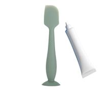 Spatola per crema per pannolini per bambini, resistente alla temperatura, pennello in silicone per crema per pannolini con base a ventosa, applicatore per crema per pannolini per l'applicazione di
