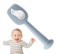 Spatola per crema per pannolini per bambini, spatola per crema per bambini con base a ventosa, applicatore per pasta morbida, strumento per pulire il balsamo per bagnetto, guance e glutei