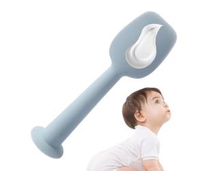 Spatola per crema per pannolini, spatola a ventosa, spatola in silicone per dermatite da pannolino, spatola in silicone per applicazione di pasta per salviettine, strumento per balsamo per la cura