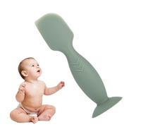 Spatola per crema per pannolini, spatola per crema per bambini, spatola per crema per bambini, applicatore flessibile per pasta con base a ventosa, per crema per pannolini, neonati, ragazzi e ragazze