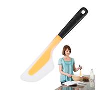 Spatola per frittelle - spatola per torte, levigatura vetrata | Spatola da cucina in silicone, raggio antiaderente, polpetta di flessibile, rottami alimentari, strumento per la schiena della torta per