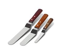 Spatola per glassa, pasticceria pallet, pala, spatole angolate per pasticceria, 3 pezzi Cupcakes e torte, spatola angolata per torte e paletta decora accessori