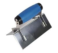 Spatola per intonacatura angolare da parete in acciaio inox, facile da usare, con comoda impugnatura, per fai da te e costruttori professionisti del centro commerciale