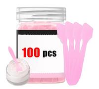 Spatola Per La Cura Della Pelle - 100 Pezzi Strumento Applicatore Portatile,Spatola Per La Crema Viso - Per La Famiglia Le Amiche Le Donne I Principianti La Casa I Saloni Di Bellezza Le Creme Per Il T