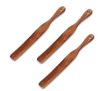 Spatola per padelle in legno, 28 cm, robusta spatola per lievito madre, per cucinare impasto per il pane, frusta per lievito naturale, spatola per miscelatore, spatola per miscelatore