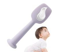 Spatola per pannolino | Spatola per pannolini per bambini con base a ventosa, strumento per balsamo morbido in silicone per la cura delle eruzioni cutanee e la pulizia dei glutei, per pulire le guance