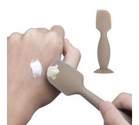 Spatola per pasta per neonati, spatola per crema in silicone morbido, spatola per crema per pannolini liscia con ventosa