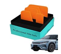 Spatola per pellicola di finestra, raschietto di installazione per vinile auto, set di 5 raschietti per dettagliare film, per uso in doccia, camion, esposizione commerciale, vetrina, specchio,