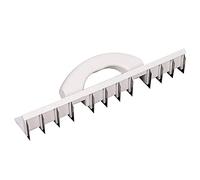 Spatola per raschiare gli angoli esterni, in acciaio inox, per intonacare e murare