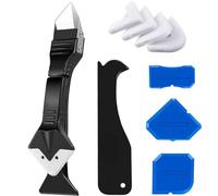 Spatola per Silicone Raschietto Togli Silicone Spatole per Silicone Calafataggio Flex Kit Silicone 5 in 1 Spatola Silicone Sigillante Professionale