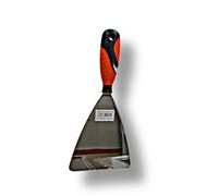Spatola Per Stuccatori Lama In Acciaio Inox, Con Manico Anatomico 'Sintesi'. Garantisce Un'Impugnatura Sicura, Maneggevole E Confortevole