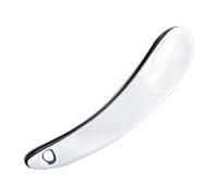 Spatola per trucco, compatta e riutilizzabile, per e cura della pelle, con cucchiaio per denti a forma di cucchiaio, ecologica, piccola spatola per trucco e per gli occhi
