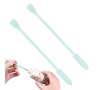 Spatola per trucco - Set di raschietti per vasetti a lama sottile da 2 pezzi, mini applicatore per crema cosmetica, strumento di miscelazione di precisione per la cura della pelle | Spatola riutilizza