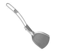Spatola Pieghevole in Acciaio Inossidabile Resistente al Calore Utensile da Cucina Antiaderente con Manico Antiscivolo per Lanciare Uova Hamburger Pancake Pesce Carne Perfetto per