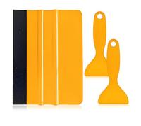 Spatola Professionale, Spatola per Wrapping Pellicola Auto, Spatola Professionale con Feltro, Spatola per Pellicole Adesive, per Pellicole per Auto, Portare 2 Pcs Spatola Plastica