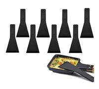 Spatola Raclette, Paletta Raclette, Raschietto Raclette, Spatole Padelle Spatola Crema Spatola Pizza Cucina Accessori per Formaggio Melter Griglia da Tavolo Padelle Antiaderenti (8)