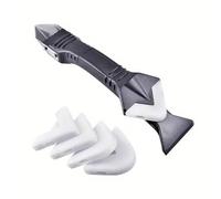 Spatola Rimuovi Silicone Raschietto Kit 3 in 1 Sigillante Utensile Professionale per Bagno Cucina Pavimento Fughe Finestre Infissi Doccia Lavoro Piastrelle