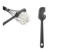 Spatola Silicone 2in1 Pulisci Fruste 22 cm per Dolci, Cucina e Impasti