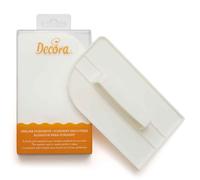 Spatola smoother spalma fondente in plastica bianca 16 x 9,5 cm
